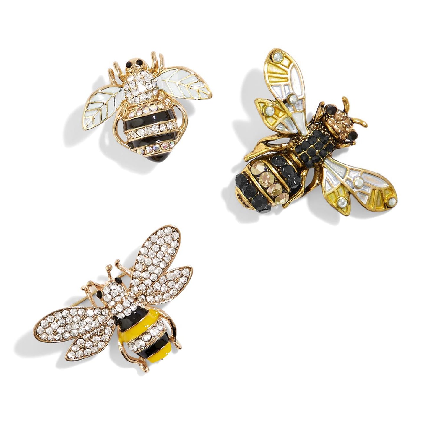 Two's Company Bee-Utiful 18-Piece Jeweled Bee Pin Unit with Beehive Pillow