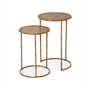 Park Hill Collection Roanoke Metal Occasional Nesting Tables, Set Of 2