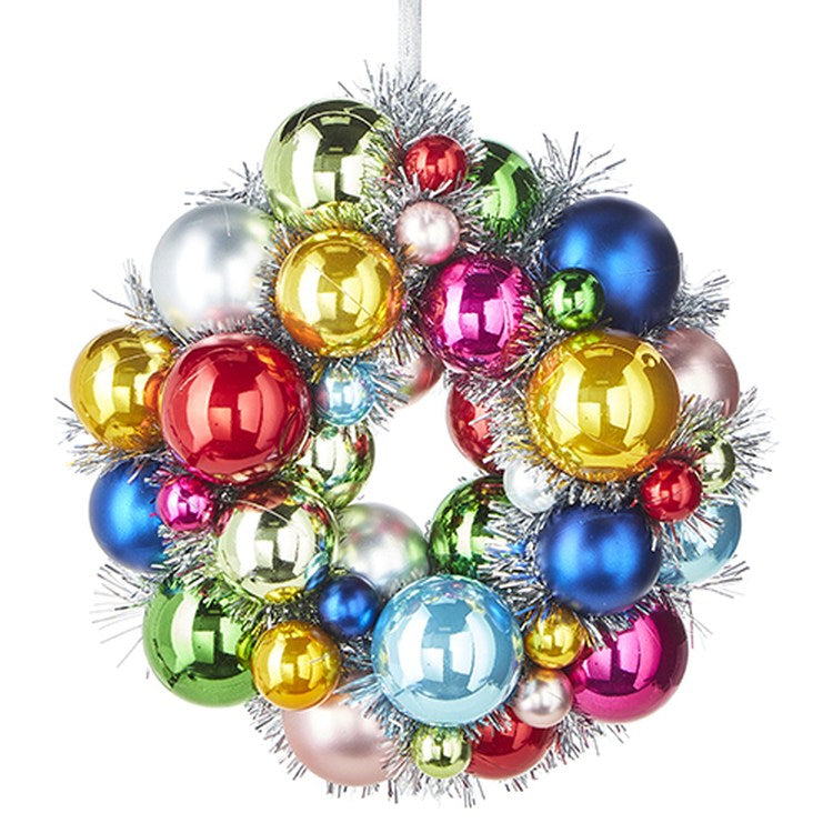 Raz Imports 2022 Collected Christmas 11" Ball Wreath Ornament