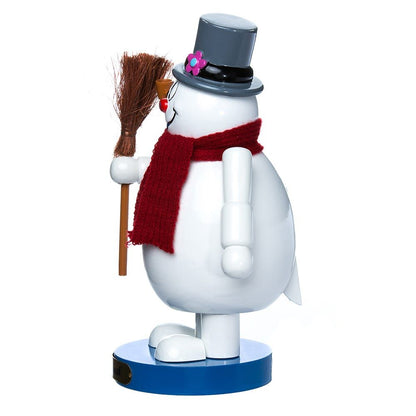 Kurt Adler 10" Wooden Frosty The Snowman Nutcracker