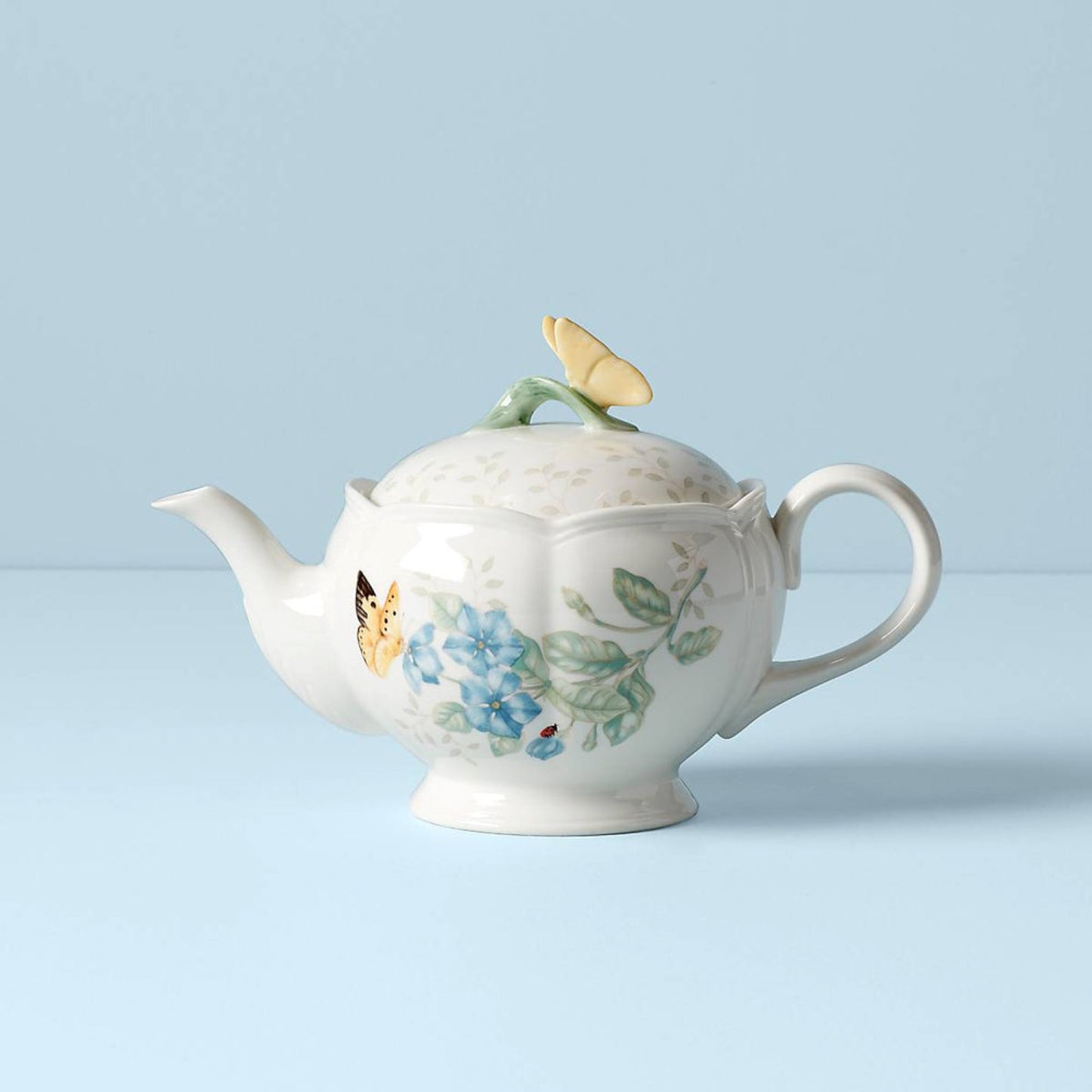 Lenox Butterfly Meadow Teapot With Lid