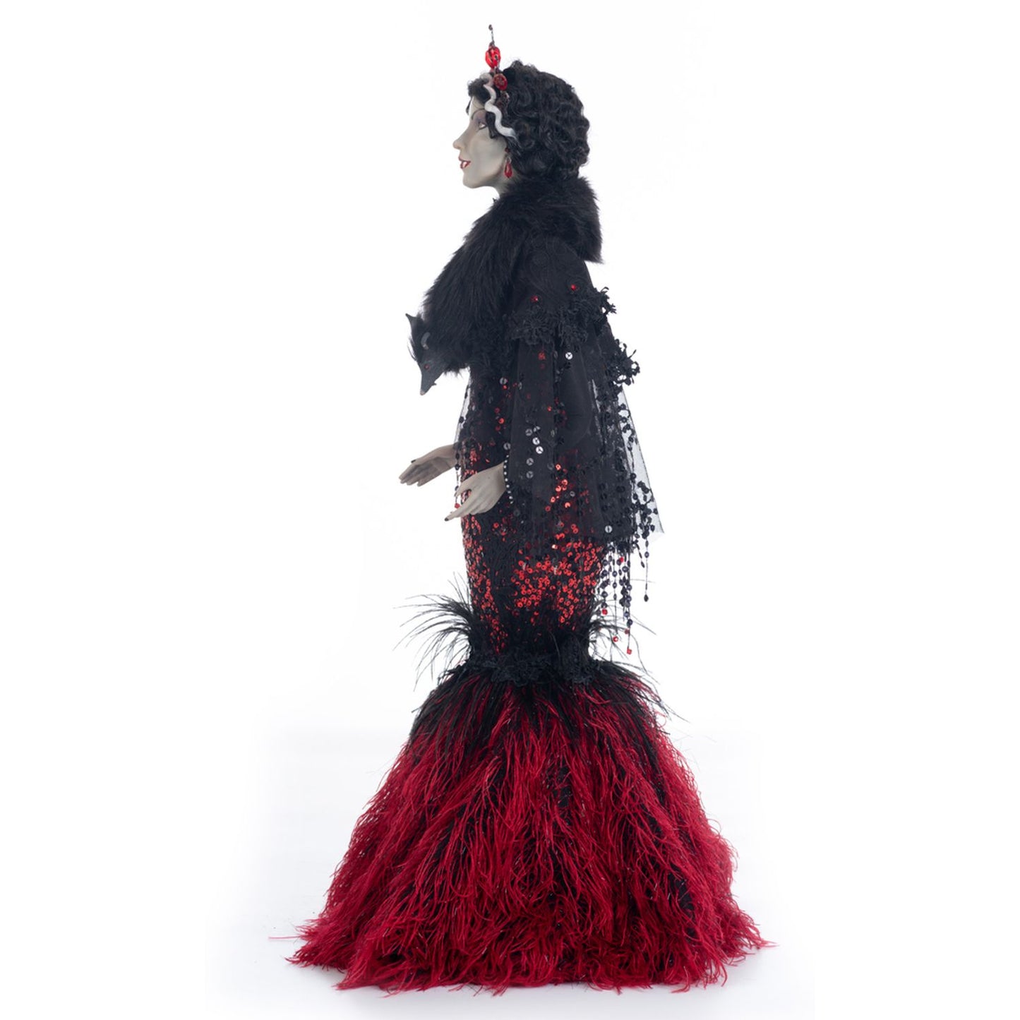 Katherine's Collection Eternal Devotion Countess Lilith Vonbitten, Red/Black Resin