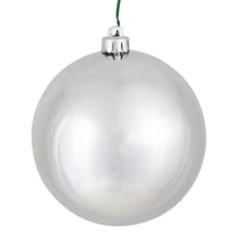 Load image into Gallery viewer, Vickerman 2.4&quot; Silver Shiny Ball Ornament, 24 Per Bag