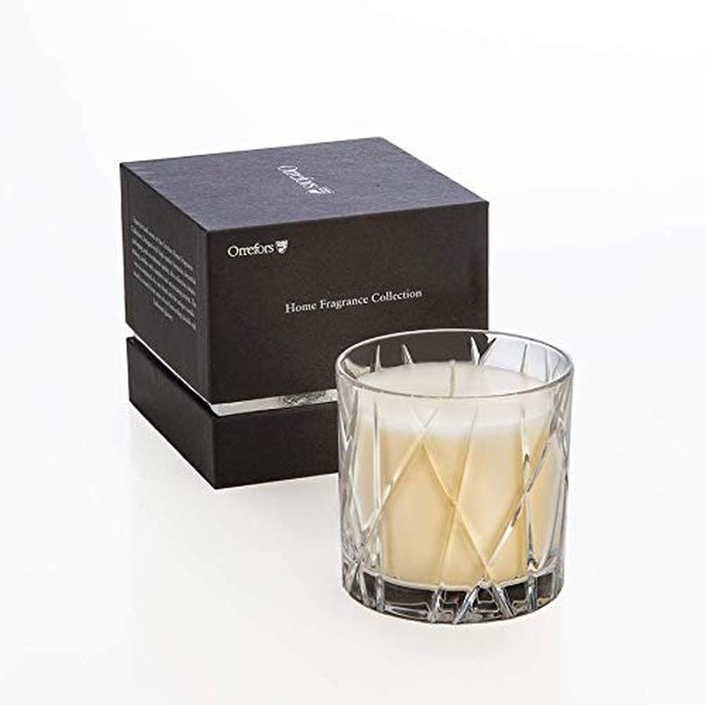 Orrefors Home Fragrance Collection City Candle, Glass, Clear