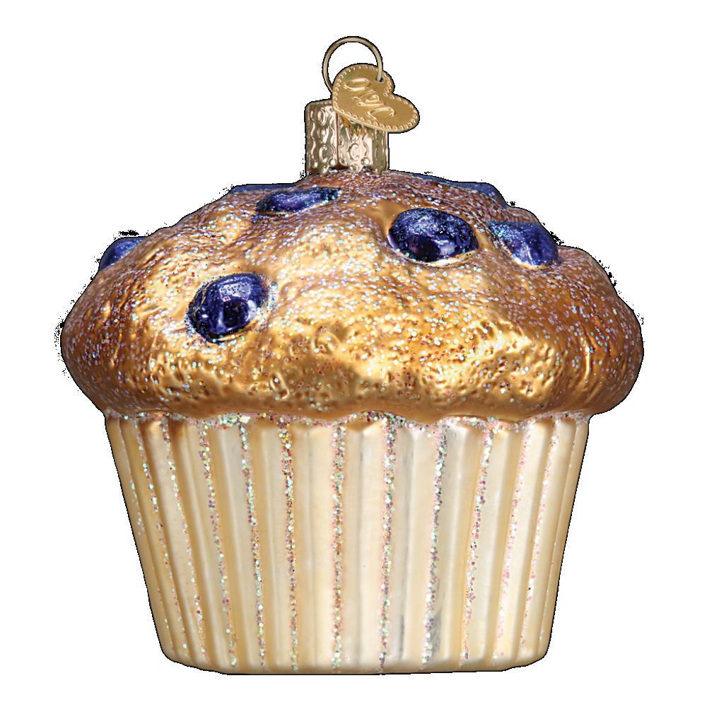 Old World Christmas Blueberry Muffin Ornament