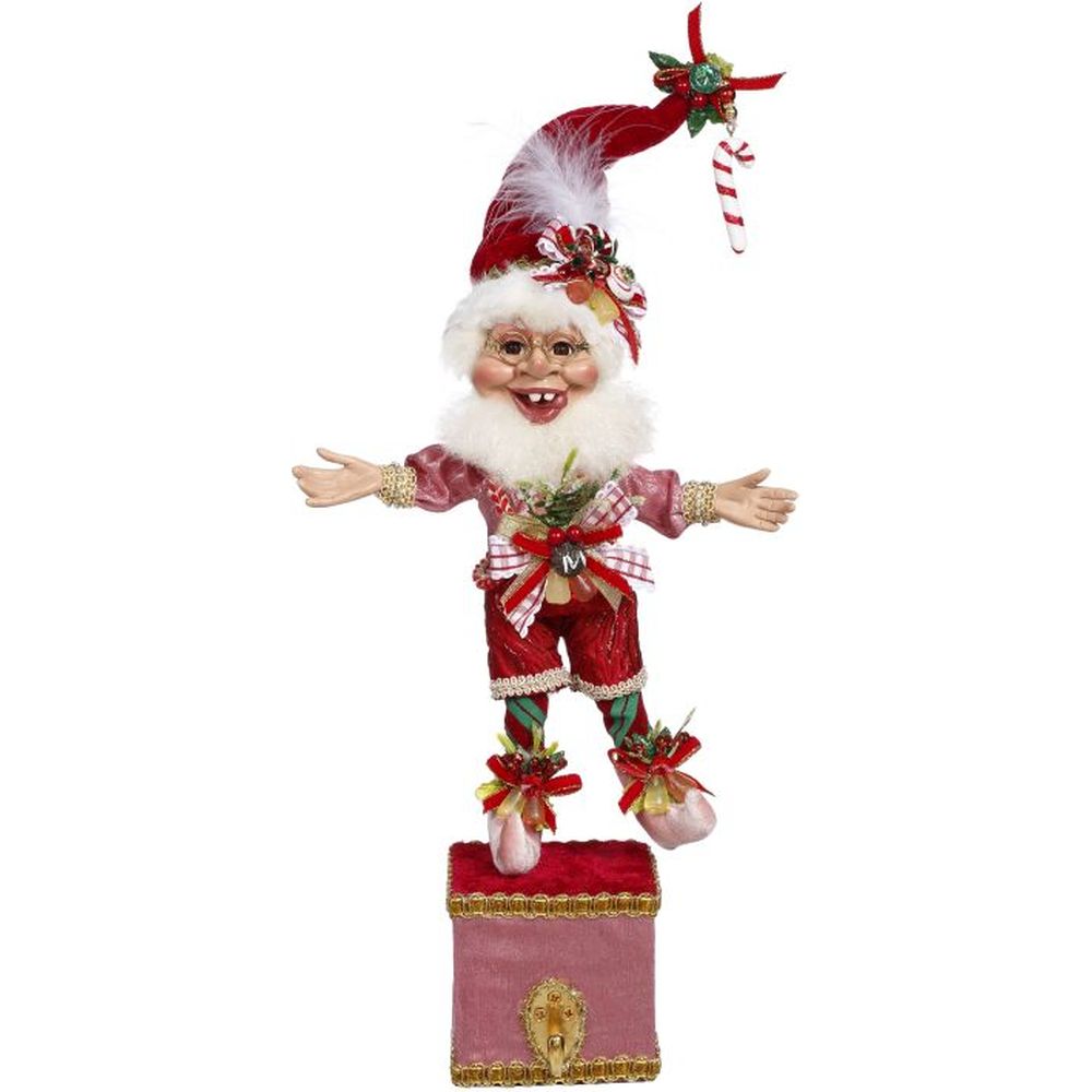 Mark Roberts Christmas 2023 Sweet Shop Elf Stocking Holder - 14 Inches
