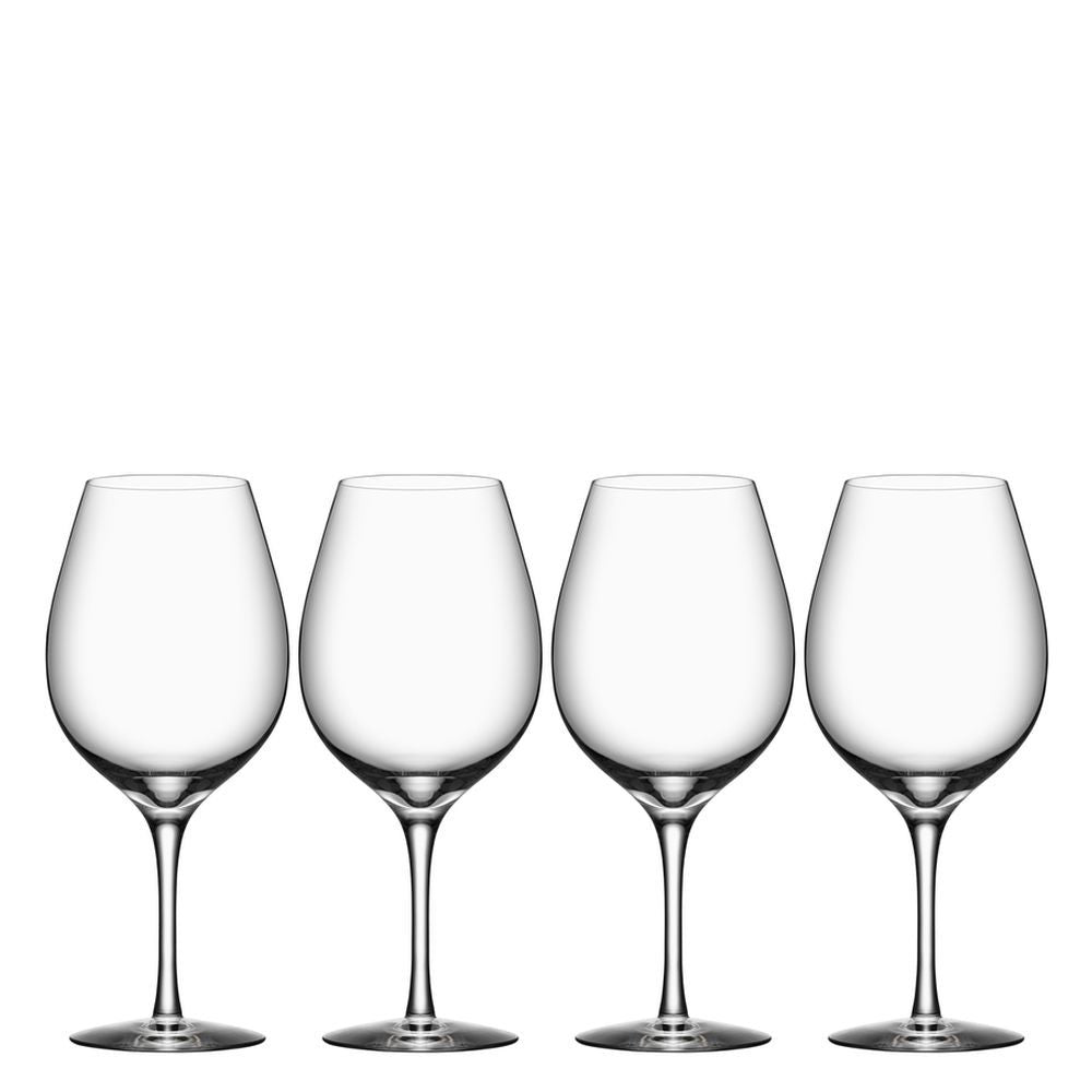 Orrefors More Wine Glass XL, Set of 4, Clear