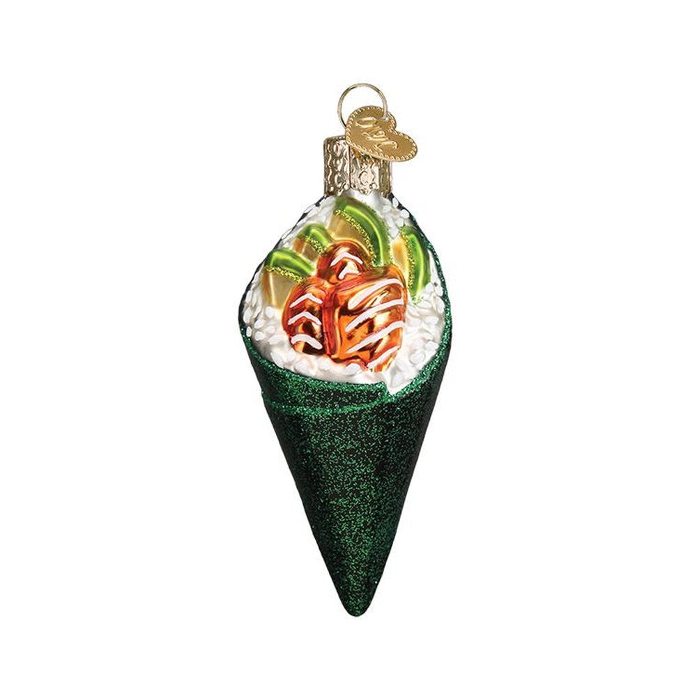 Old World Christmas Sushi Hand Roll Ornament
