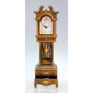 Musicbox Kingdom Grandfather Clock With Two Small Drawers