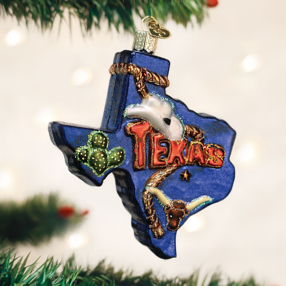 Old World Christmas State Of Texas Ornament