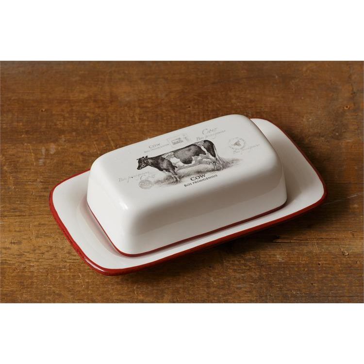 Your Heart's Delight Butter Dish - Cow, Dolomite