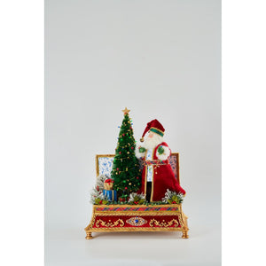 Katherine's Collection 2022 Chinoiserie Treasured Santa Figurine, 19.75"