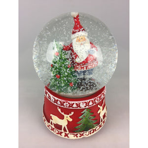 Musicbox Kingdom 3.9" Snow Globe Turns To A Famous Christmas Melody