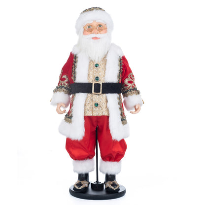 Katherine's Collection 2023 Christmas In The City 24" Saint Nicholas North Doll Red