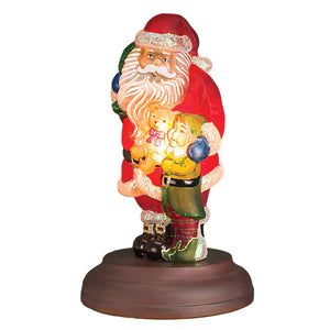 Old World Christmas Santa's Bright-Eyed Buddy Figurine