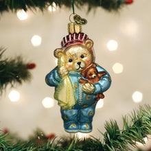 Load image into Gallery viewer, Old World Christmas Bedtime Teddy Bear Ornament