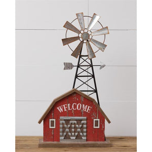 Your Heart's Delight Table Decor - Welcome, Barn, Windmill