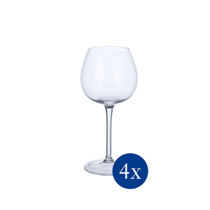 Villeroy & Boch Purismo White Wine Soft & Rounded Goblets, Set of 4