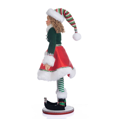 Katherine's Collection 2023 Peppermint Palace 26.5 Inch Mint The Elf Doll, Green Polyester