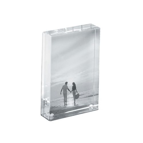 Torre & Tagus Block Picture Frame 4"X6", Clear, Acrylic