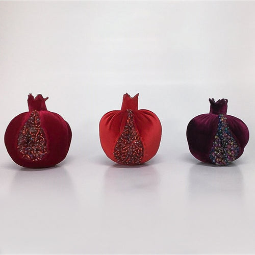 Katherine's Collection 2020 Pomegranates Figurine, Assortment of 3