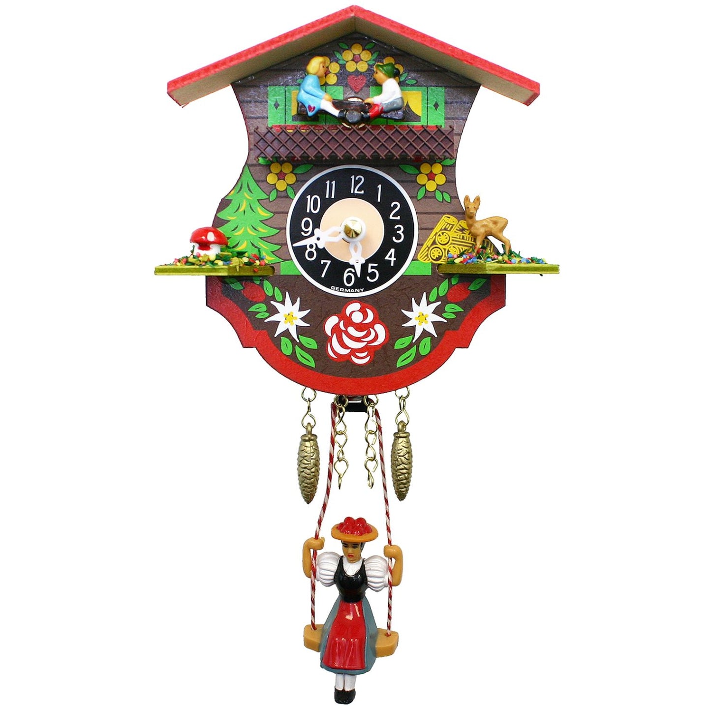 Alexander Taron Engstler Clock Mini Size Girl Swing