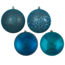 Load image into Gallery viewer, Vickerman 2.4&quot; Sea Blue 4-Finish Ball Ornament, 24 Per Box