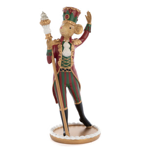 Goodwill Nutcracker Mouse King Two-tone Red/Green/Gold 26.5Cm