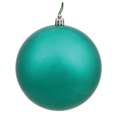 Vickerman 8" Teal Candy Ball Ornament