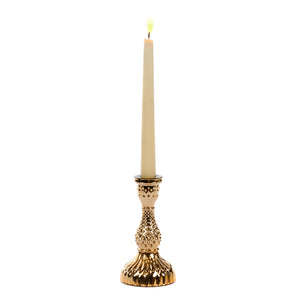 Goodwill Glass Elegant 3D Net Candleholder Two-tone Gold