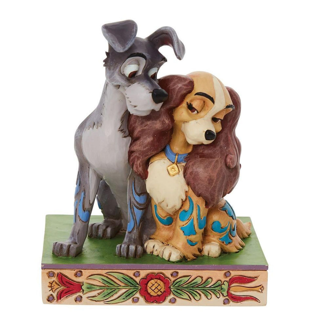 Enesco Disney Traditions Lady And The Tramp Love Figurine
