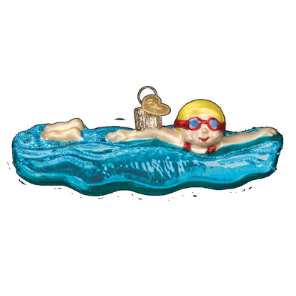 Old World Christmas Swimming Ornament