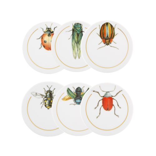 Vista Alegre Insects Set of 6 Coasters