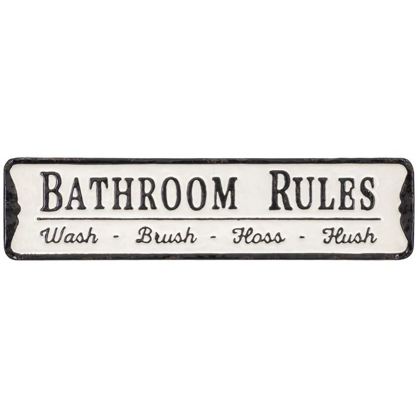 Hanna’s Handiworks Bathroom Rules Sign