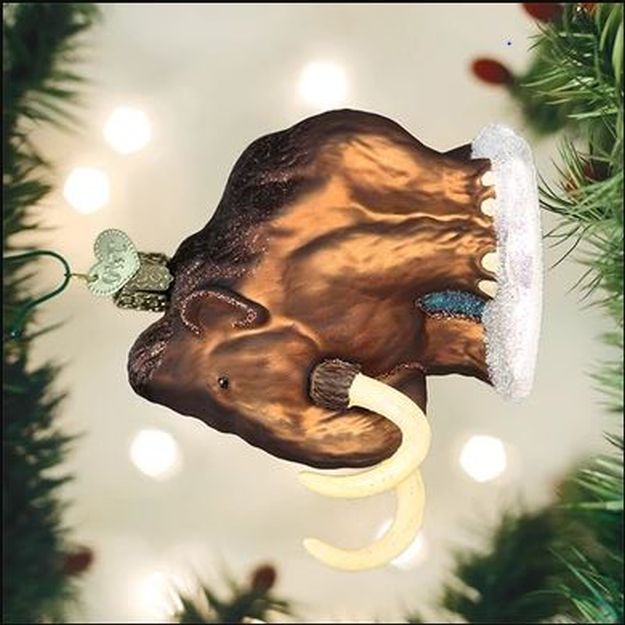 Old World Christmas Woolly Mammoth Ornament