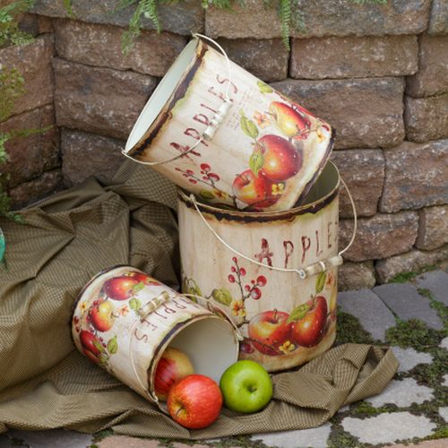 Your Heart's Delight Buckets - Apples  Nested