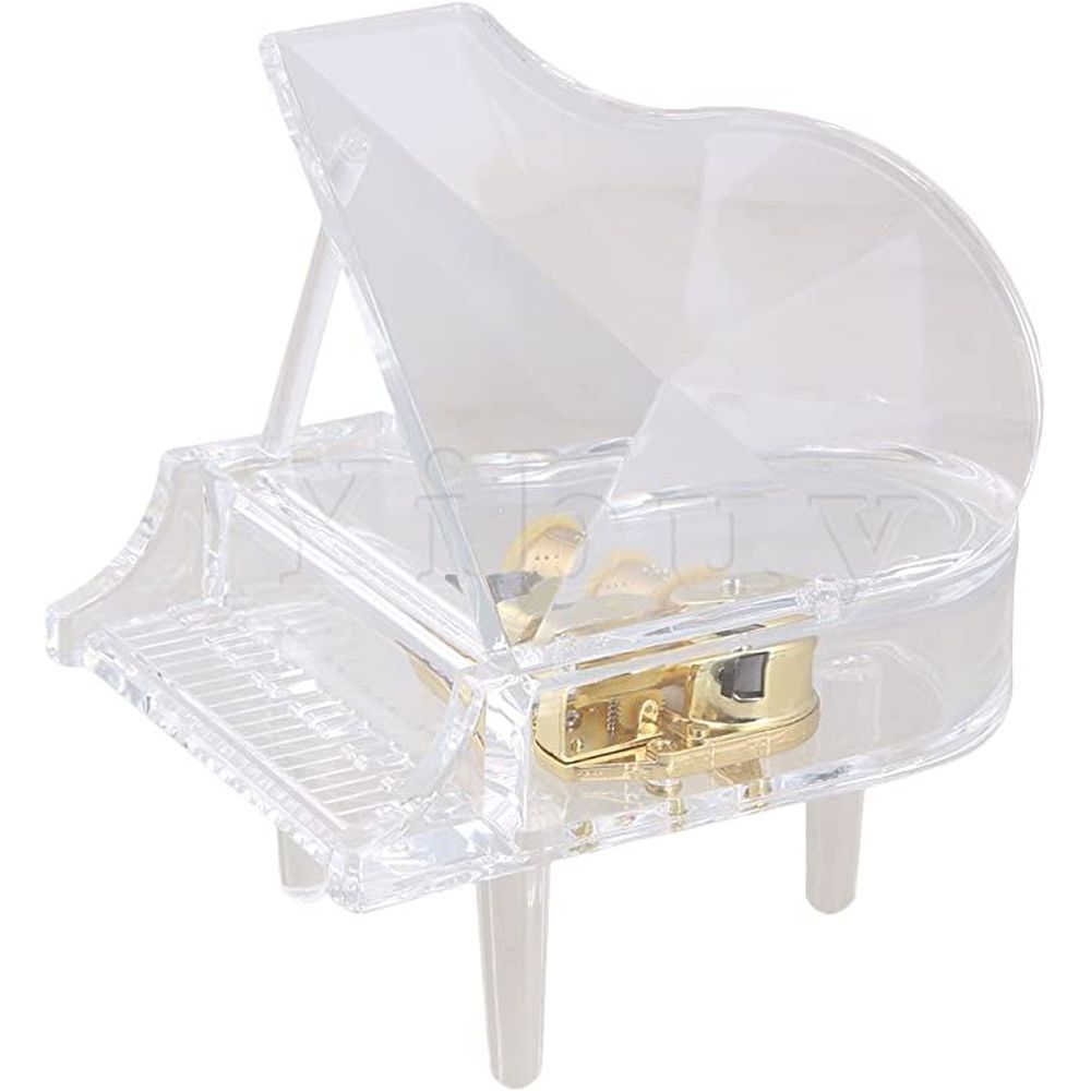 Musicbox Kingdom 5.7" Small Grand-Piano Plays The Melody “For Elise”