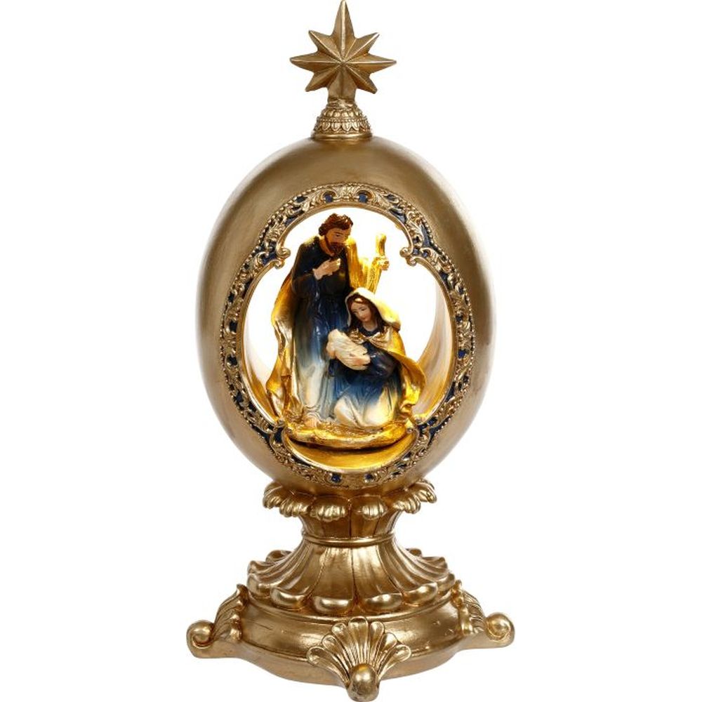 Mark Roberts Christmas 2023 Lighted Holy Family Finial 9.5''