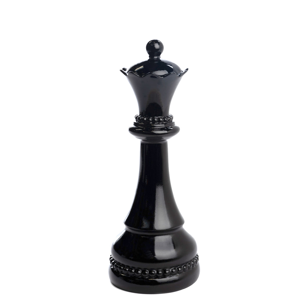 Goodwill Chess Display Piece Queen Two-tone Black 27Cm