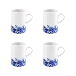 Vista Alegre Blue Ming Mug, Set of 4, Porcelain, 5"