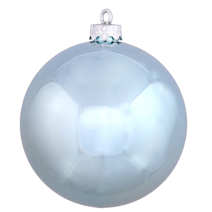 Vickerman 3" Baby Blue Shiny Ball Ornament, 12 Per Bag