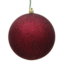Load image into Gallery viewer, Vickerman 2.4&quot; Burgundy Glitter Ball Ornament, 24 Per Bag