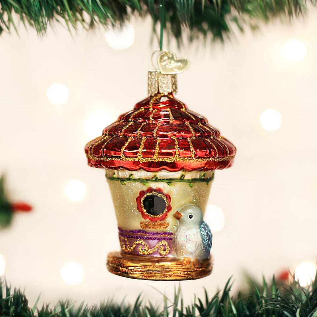 Old World Christmas Charming Birdhouse Ornament