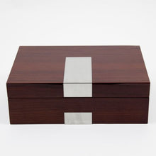 Load image into Gallery viewer, Bey Berk Lacquered &quot;Walnut&quot; Wood 8 Watch Box