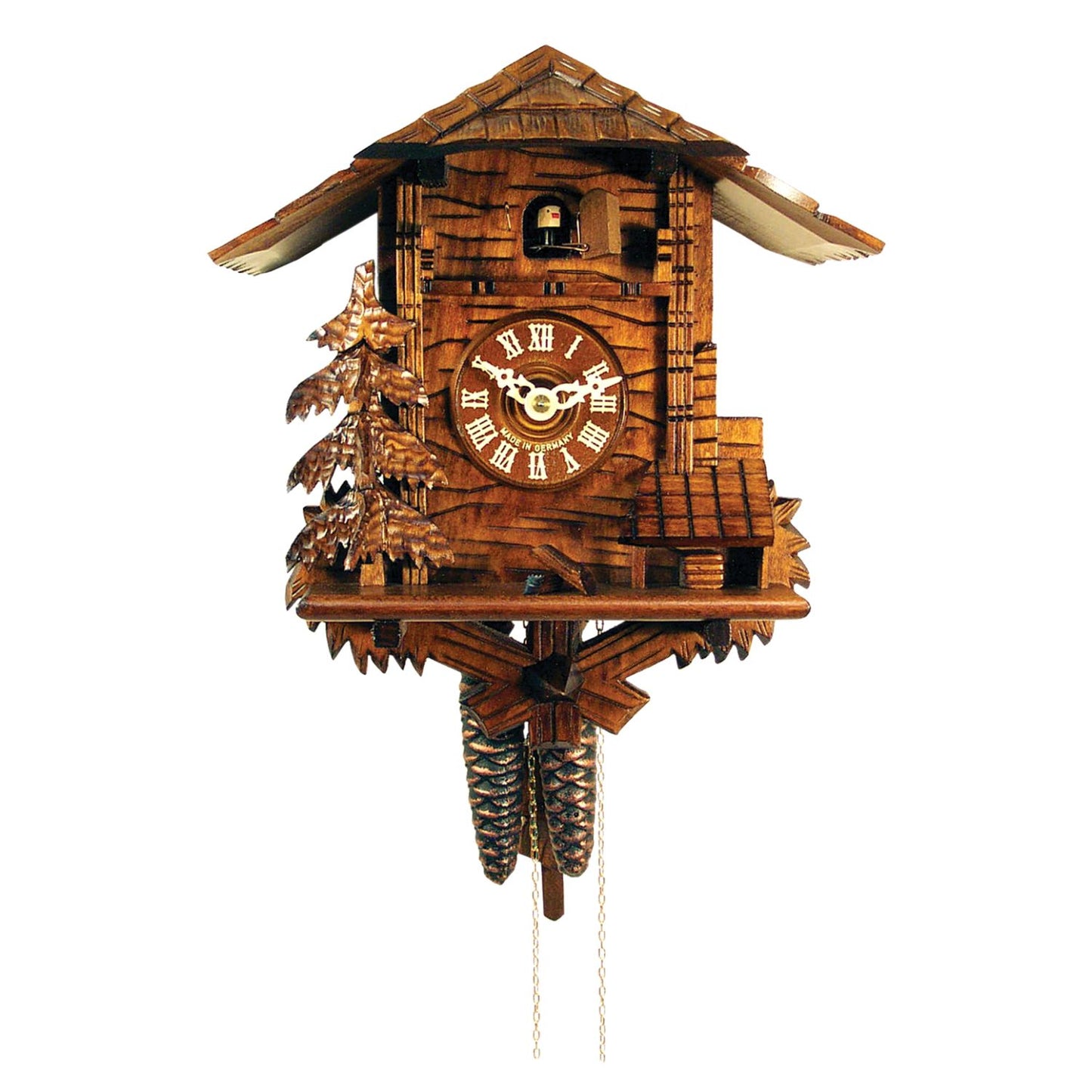 Alexander Taron Engstler Cuckoo Clock-11" Chalet/Trees