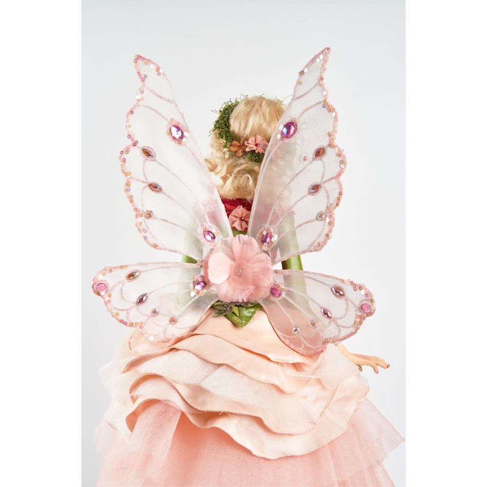 Katherine's Collection Enchanted Garden 2022 Flora Fairy Doll 32" Green Resin