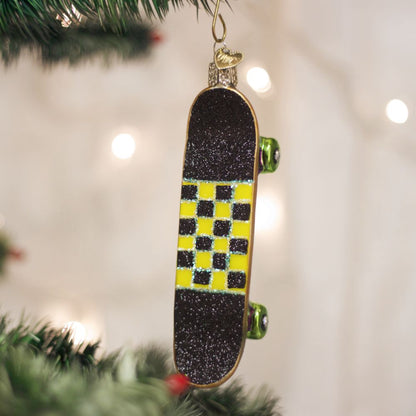 Old World Christmas Skateboard Ornament