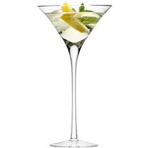 LSA International Bar Martini Glass Clear, Set of 2