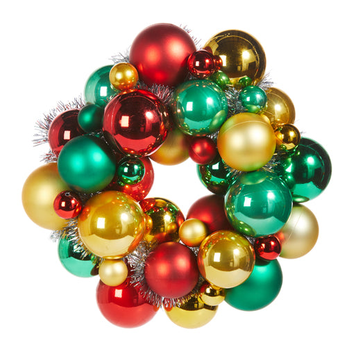 Raz Imports 2023 Classic Carols 11" Ball Wreath Ornament