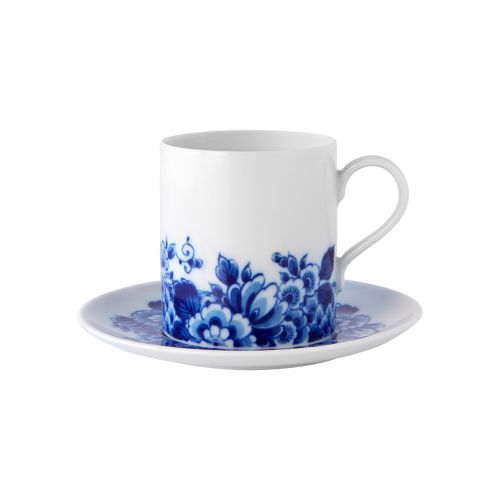 Vista Alegre Blue Ming Teacups and Saucers, Porcelain